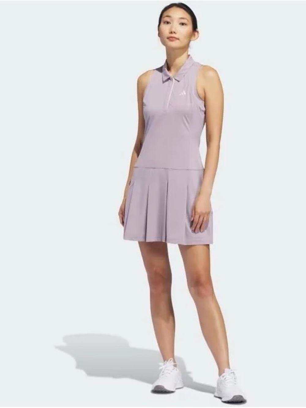adidas Lavender Sleeveless Polo Tennis Dress